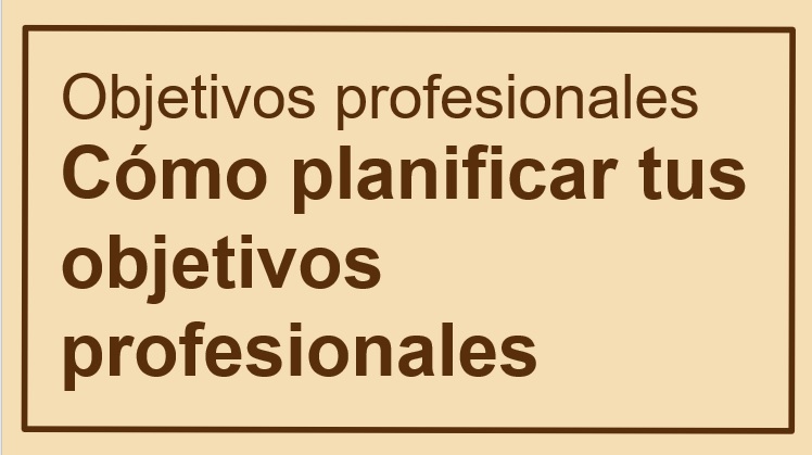 Objetivos profesionales