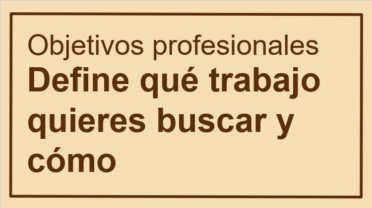 Qué trabajo quieres buscar