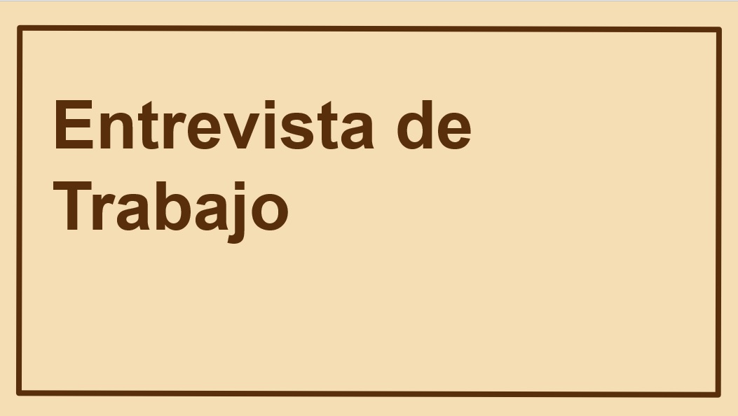 Entrevista de trabajo